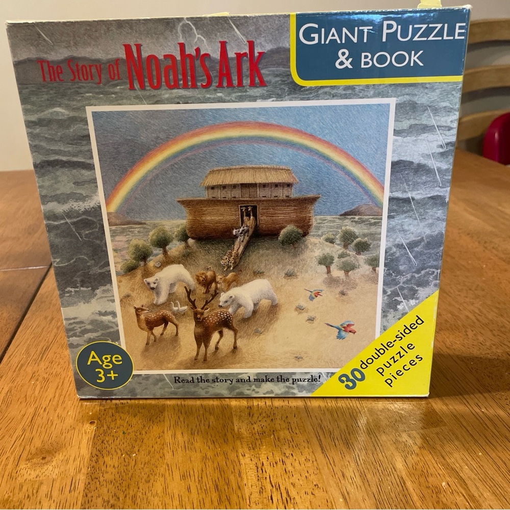 The Story of Noah's  Ark:Giant  Double-Sided Puzzle-No‎ Book